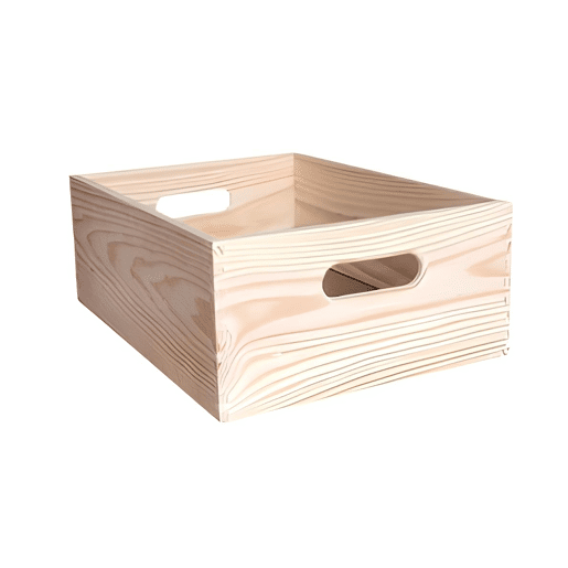 Caixa de armazenamento marítima 60x40x15cm Pine sólido