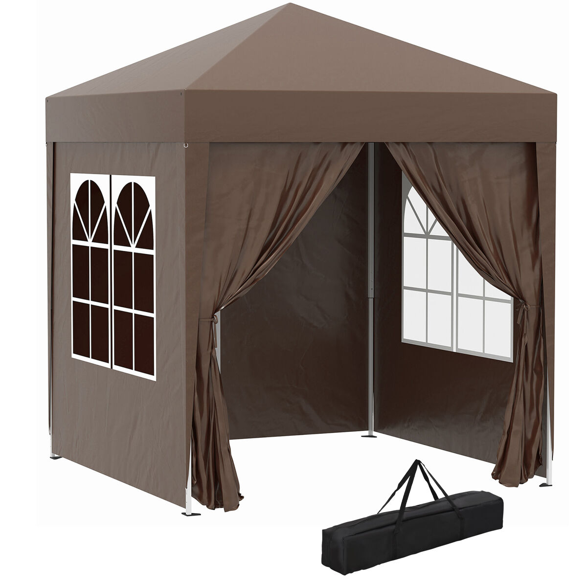 Carpa Plegable Acero, Tela Oxford Outsunny