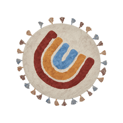 Tapetes para Crianças YAGCI Multicolor ø 120 cm Algodão