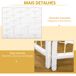 Biombo Papel, Bambú HOMCOM, hogar - decoración Biombo Papel, Bambú HOMCOM, hogar - decoración Blanco