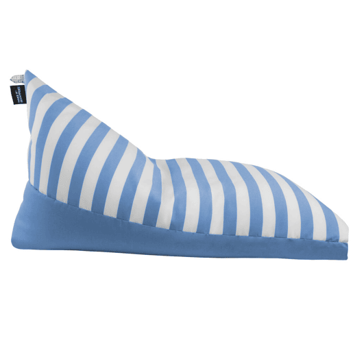 Puff Pirâmide Toldotex Azul Céu Impermeável para Exterior ou Interior M HAPPERS