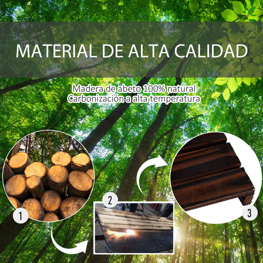 Outsunny Suporte para Plantas de 4 Níveis com Rodas Suporte para Vasos de Plantas para Interior e Exterior 123,5x33x80 cm Marrom Escuro