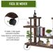 Estantería para Planta Madera de Abeto Outsunny Estantería para Planta Madera de Abeto Outsunny Marrón