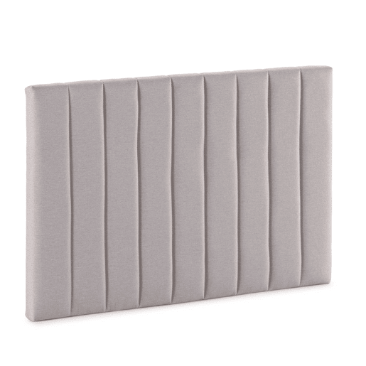 Cabeceira estofada Eris 90x60 cm cinza claro