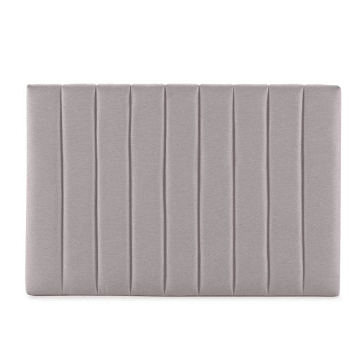 Cabeceira estofada Eris 90x60 cm cinza claro