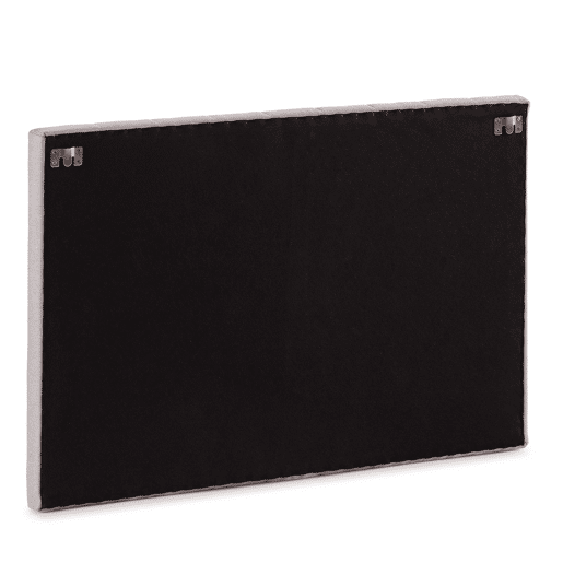 Cabeceira estofada Eris 90x60 cm cinza claro