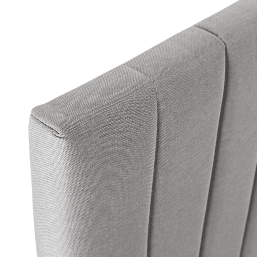 Cabeceira estofada Eris 90x60 cm cinza claro
