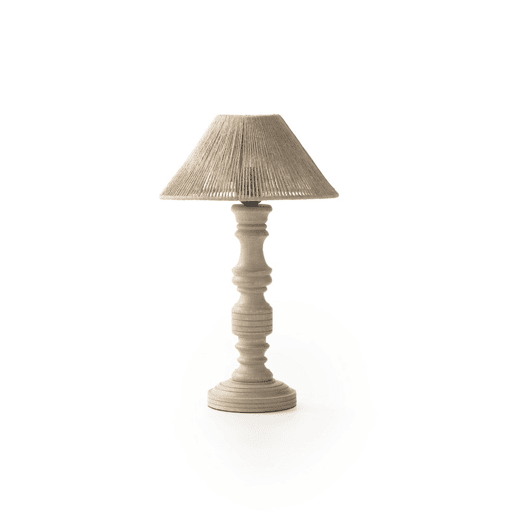Lâmpada De Mesa De Juta