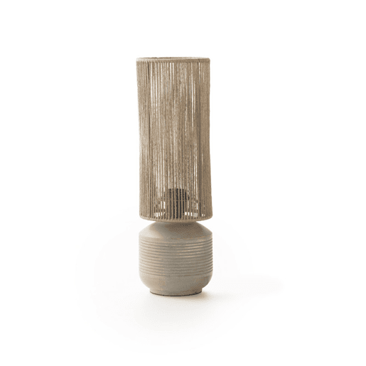 Lâmpada De Mesa De Juta Lâmpada De Mesa De Juta