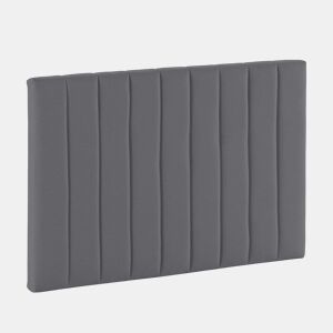 Cabeceira estofada Eris 90x60 cm cinza escuro