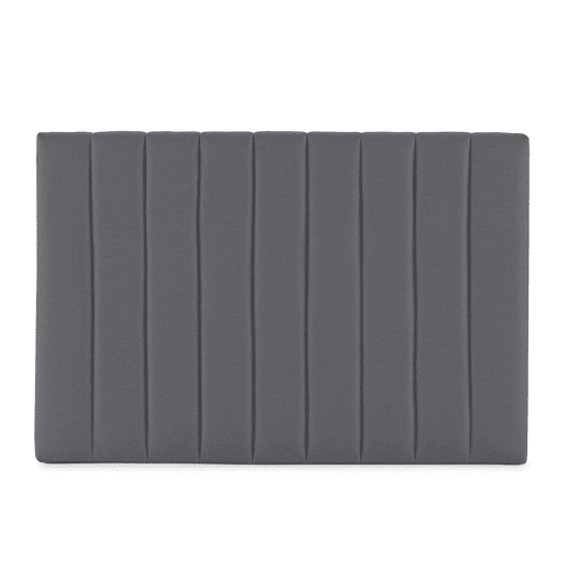 Cabeceira estofada Eris 90x60 cm cinza escuro