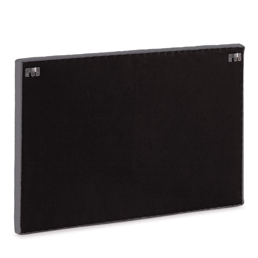 Cabeceira estofada Eris 90x60 cm cinza escuro