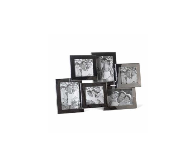 Portafoto x6 acero inoxidable