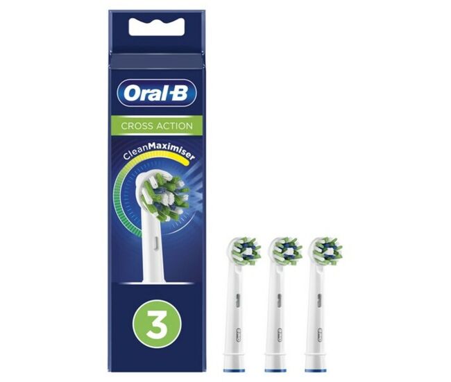Recambio para cepillo de dientes eléctrico oral-b eb 50-3 ffs cross action