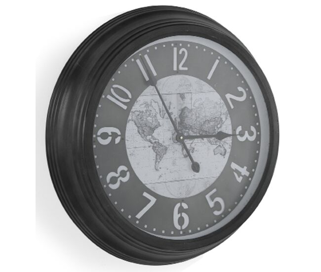 Reloj de pared de metal