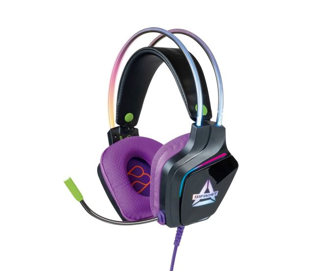 Auriculares con micrófono gaming fr-tec negro