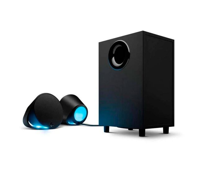 Altavoces gaming logitech g560 120w con luz rgb lightsync negro