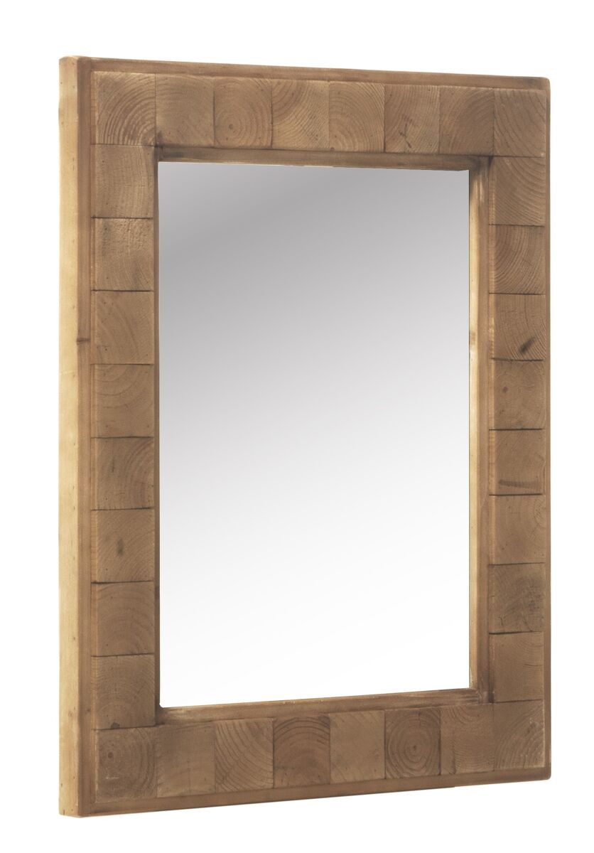 Bloque de espejo de madera