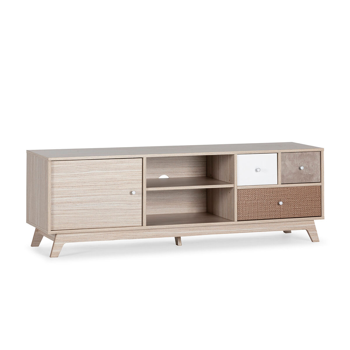 Mueble TV Maia 1 puerta y 3 cajones