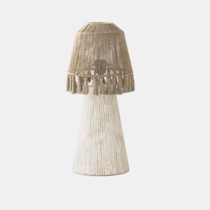 Lâmpada De Mesa De Juta