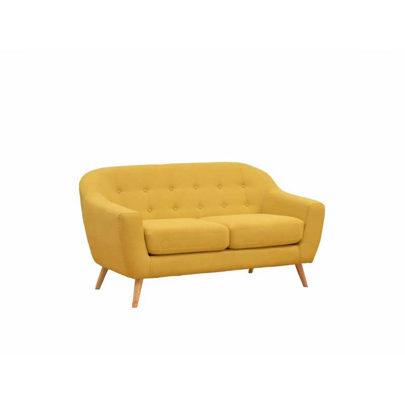 Sofa 2 plazas marte (color: amarillo)