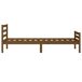 Estructura de cama 75x190 Estructura de cama 75x190 Marrón
