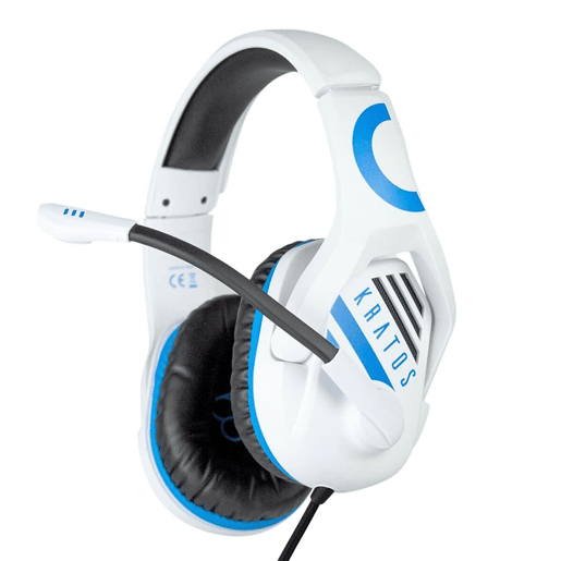 Auriculares com microfone para Vídeojogos FR-TEC Kratos Branco AzulBranco