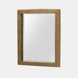 Espejo De Pared De Metal Dorado