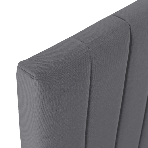 Cabeceira estofada Eris 140x60 cm cinza escuro