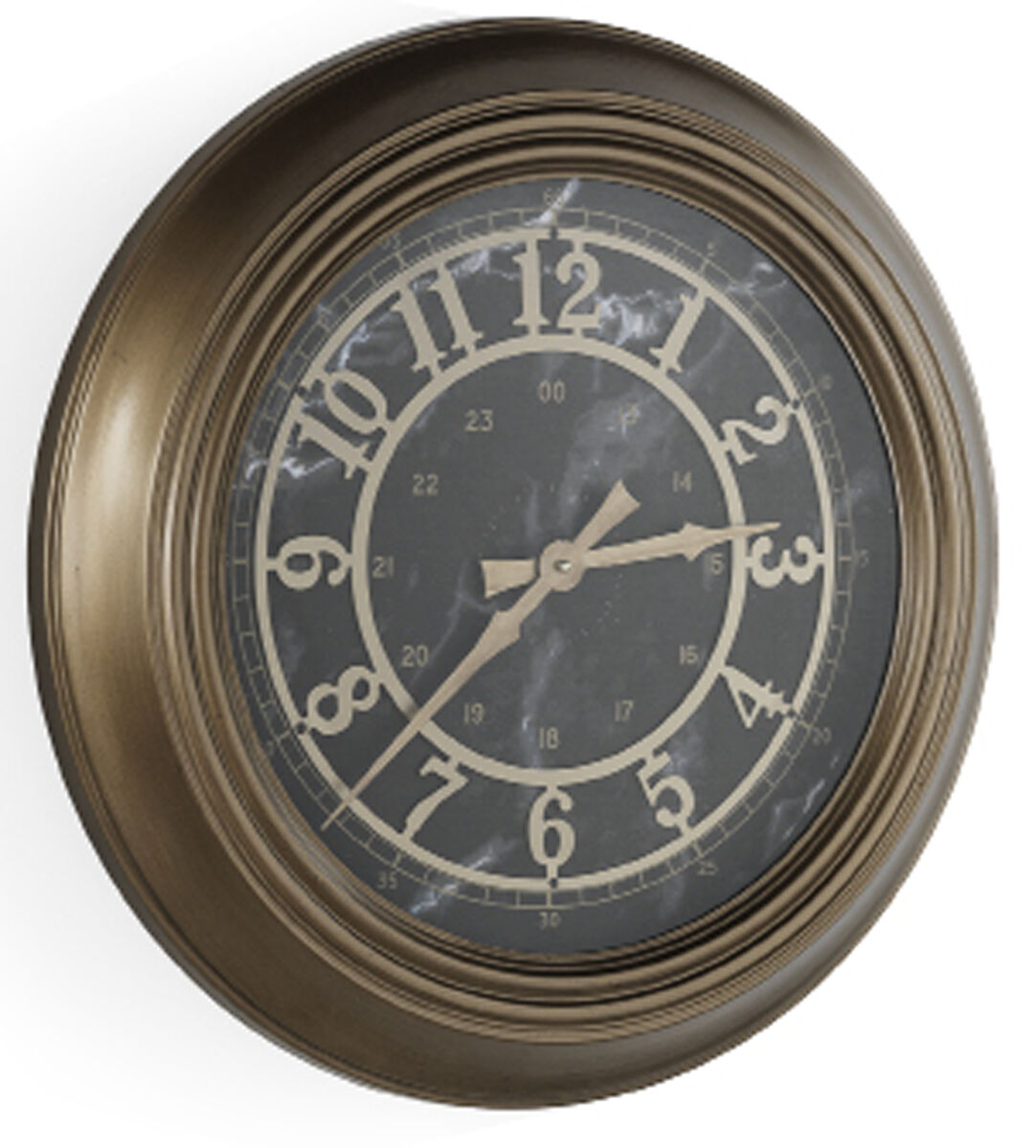 Reloj de pared de metal