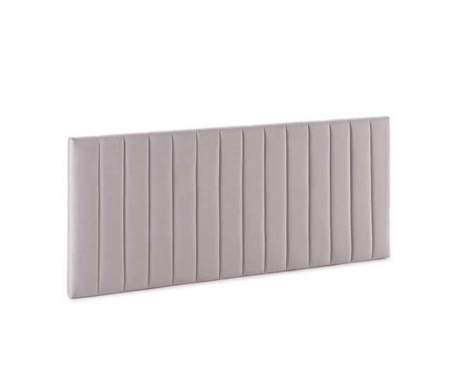 Cabecero eris tapizado 150x60 cm gris claro