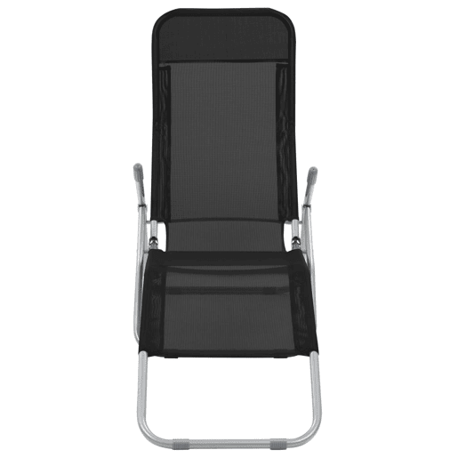 vidaXL Espreguiçadeiras dobráveis 2 peças textilene vidaXL Espreguiçadeiras dobráveis 2 peças textilene
