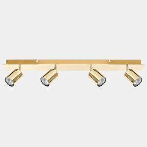 Candeeiro com 4 focos TIGRIS Ajustável Metal Dourado