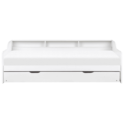 Cama gavetão Pinho EDERN 90 x 200 cm Branco