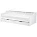 Beliani Cama nido Madera de pino EDERN 105x204 Beliani Cama nido Madera de pino EDERN 105x204 Blanco