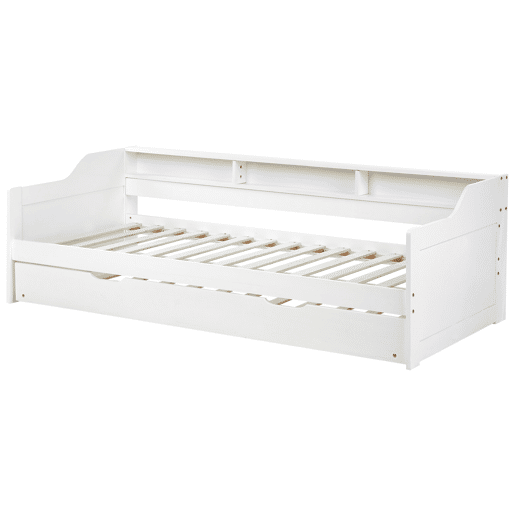Cama gavetão Pinho EDERN 90 x 200 cm Branco