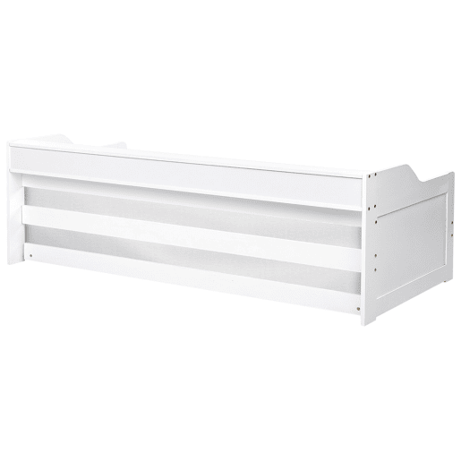 Cama gavetão Pinho EDERN 90 x 200 cm Branco