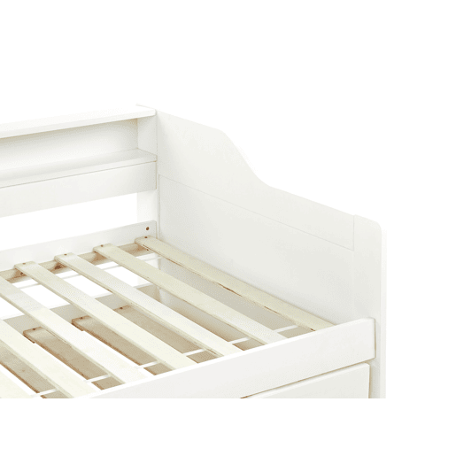 Cama gavetão Pinho EDERN 90 x 200 cm Branco