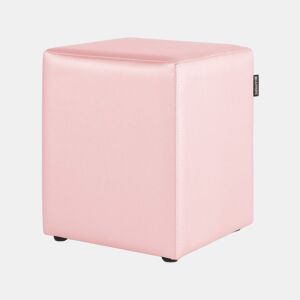Puff Cube Leatherette Amortecedores rosa internos PACK 2 UNIDADES HAPPERS