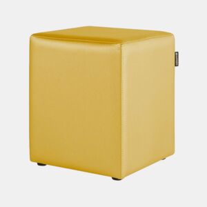 Puff Cube Leatherette para interior Mustard Happers PACK 2 UNIDADES HAPPERS