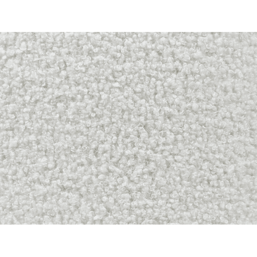 Pufe com arrumação MARYLAND Bouclé Branco creme 38 cm 38 cm 40 cm
