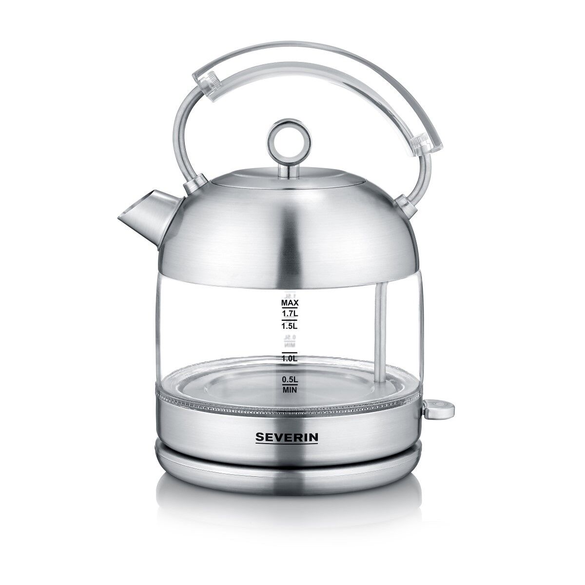 Hervidor de agua de cristal retro Severin WK 3459 1,7 litros 2.400 W
