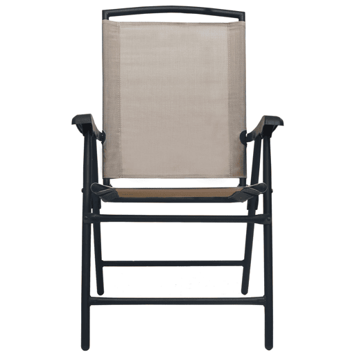 vidaXL Cadeiras de jardim dobráveis 2 peças taupe cinzento textilene