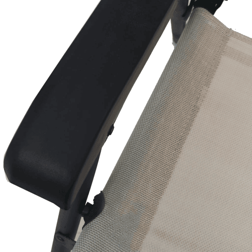 vidaXL Cadeiras de jardim dobráveis 2 peças taupe cinzento textilene