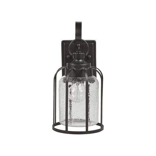 Iluminação de parede para exterior WOOLER Preto
