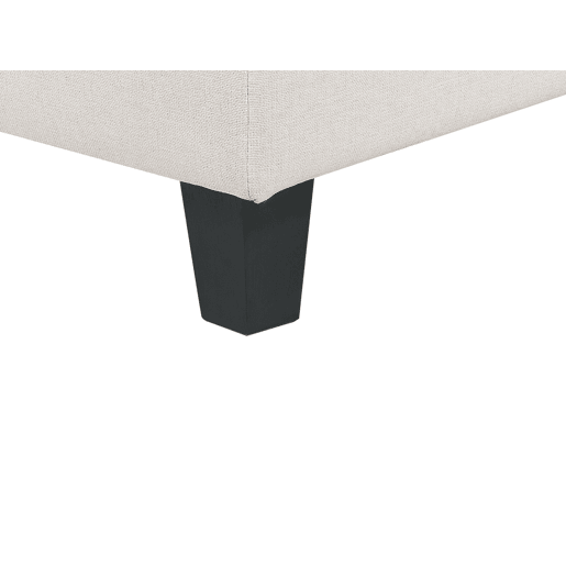 Sofá modular em forma de U UNSTAD Tecido Creme claro com repousa-pés 5 lugares Sofá modular em forma de U UNSTAD Tecido Creme claro com repousa-pés 5 lugares