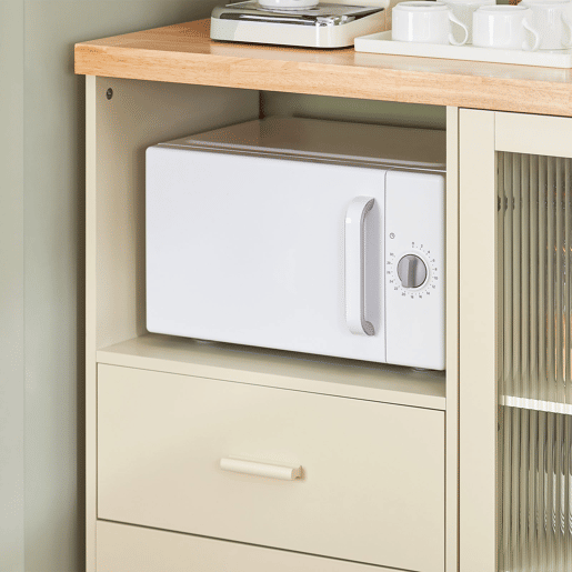 Aparador de cozinha para micro-ondas 120 x 40 SoBuy FSB81-MI