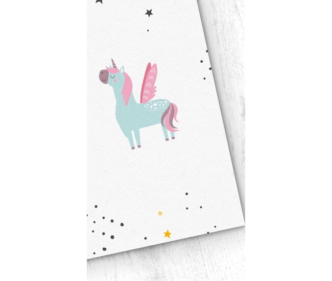 Papel pintado infantil hadas hadas - multicolor - 1 rollo 55 x 300 cm