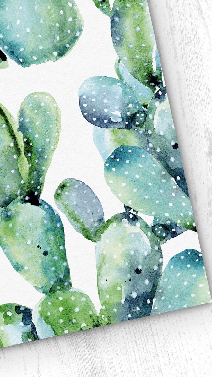 Papel pintado cereus cereus - verde - 1 rollo 55 x 300 cm
