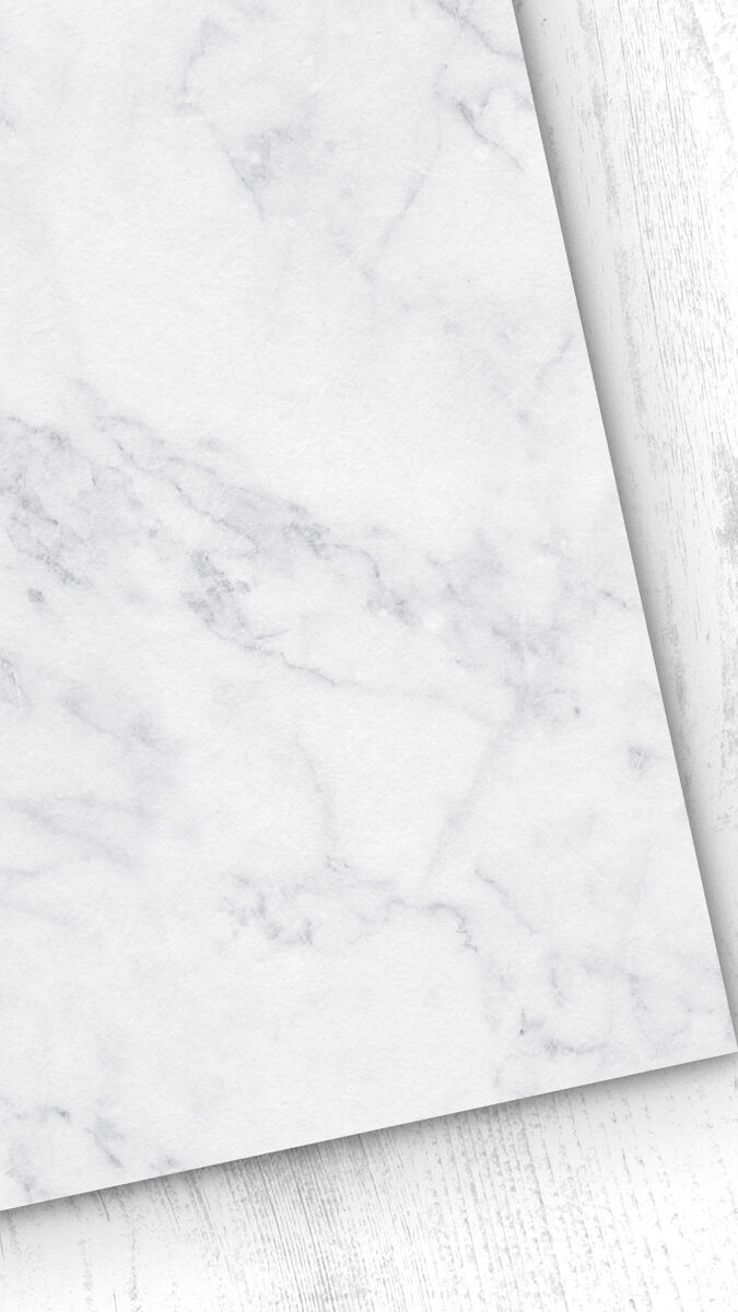 Papel pintado marmol marmol - blanco - 1 rollo 55 x 300 cm